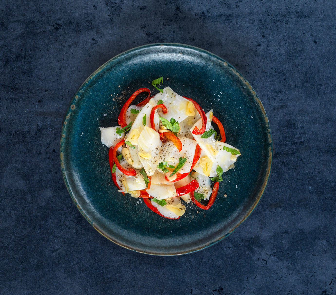 Clipfish salad