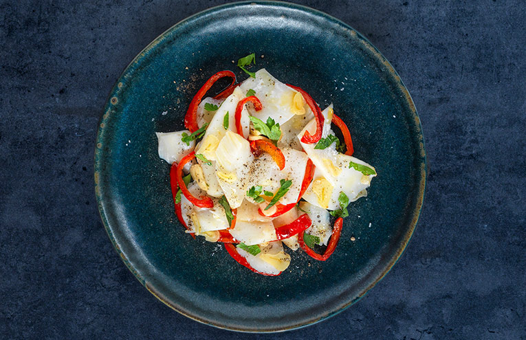 Clipfish salad