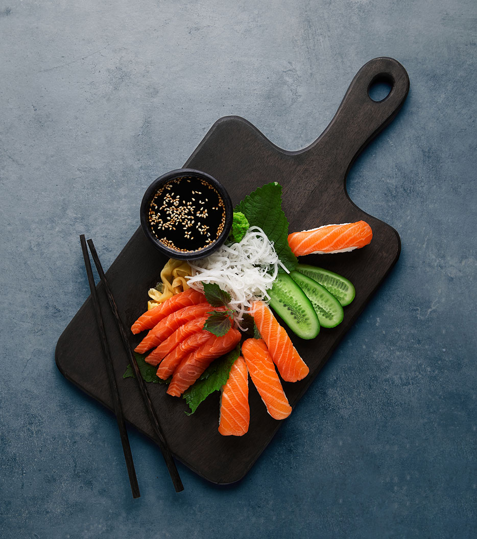 Salmon sushi